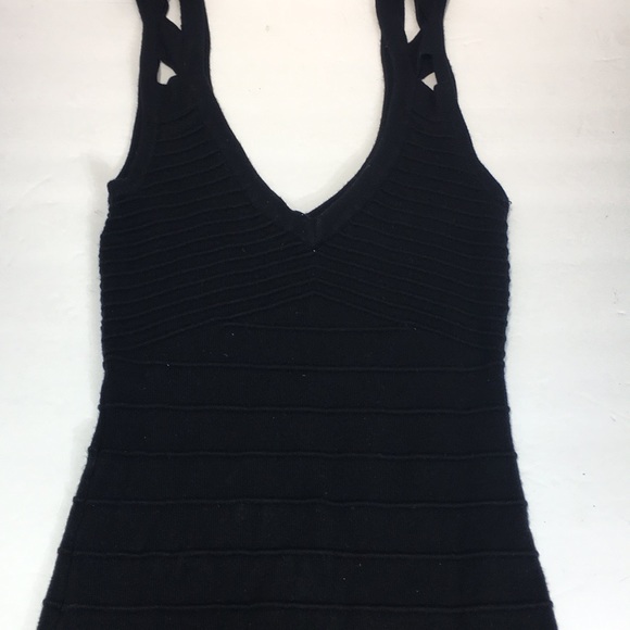 Arden B Black Knit Mini Bodycon Dress - Picture 6 of 9